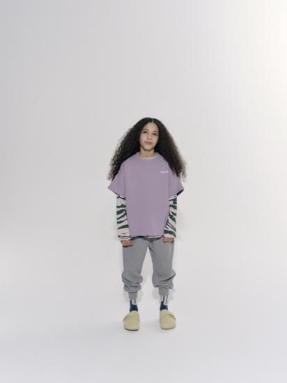 Main Story Sweat Tee / Elderberry - LILY SOURIRE インポート子供服/通販