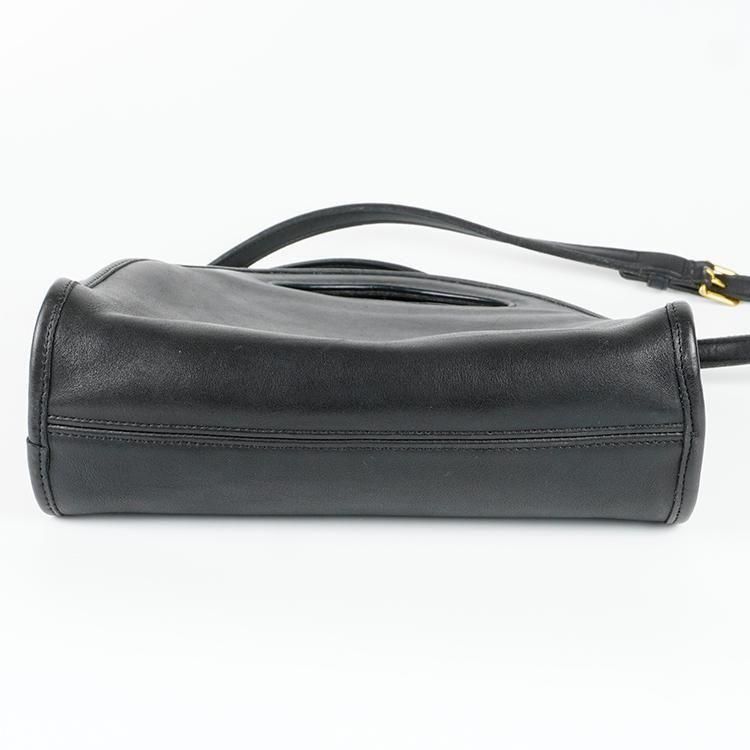 COACH コーチ ハーフムーン2WAYショルダーバッグ ブラック