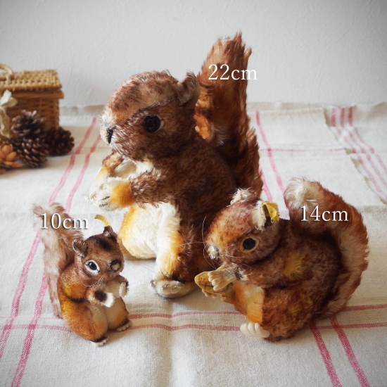 ヴィンテージシュタイフ | 雌リスのペリ（Perri）10cm | アンティーク