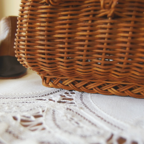 アンティーク バスケット パニエ | フランス ドールパニエ 人形用の