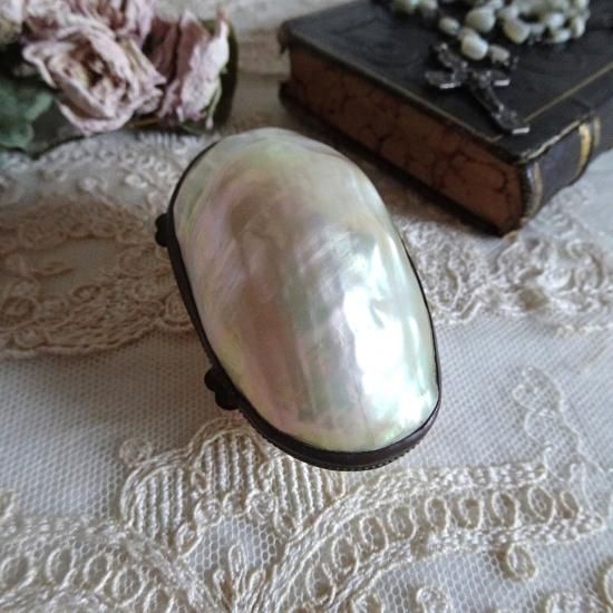 ロザリオ アンティーク | フランス マザーオブパール ロザリオケースと