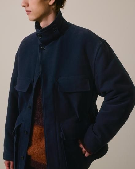 YOKE | ROTHKO BORDER CREW NECK(ORANGE) | ロスコボーダークルー