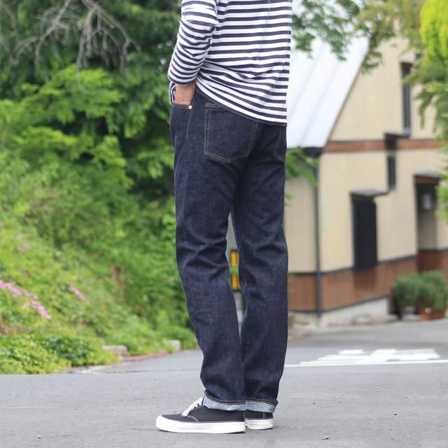TCBジーンズ Slim 50's T ワンウォッシュ インディゴデニム