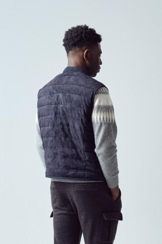 EMMETI / JURI ゴートスキンスエードダウンベスト - 【公式】 Vandori