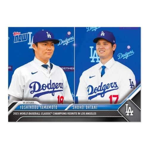 大谷翔平 山本由伸 ドジャース入団記念 Toppsカード - メジャーリーグ