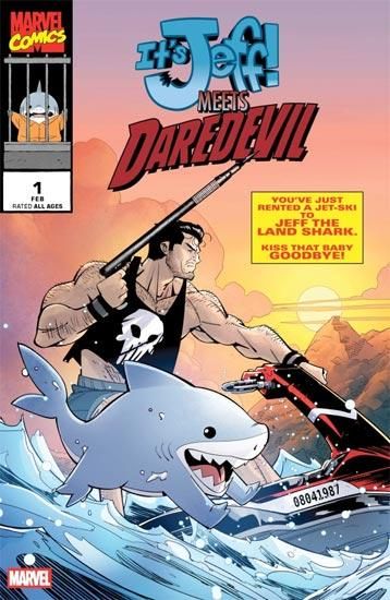 IT'S JEFF MEETS DAREDEVIL #1 DANIELE DI NICUOLO VARIANT - アメコミ