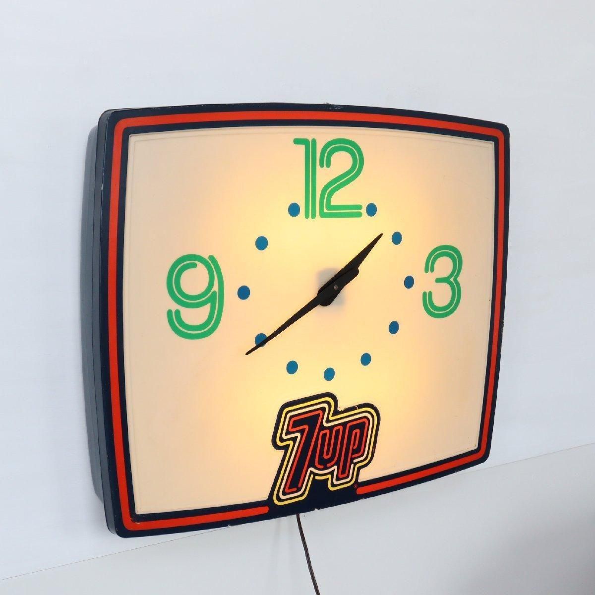 7up アドバタイジング ウォールクロック 時計 -通販-ローズボール