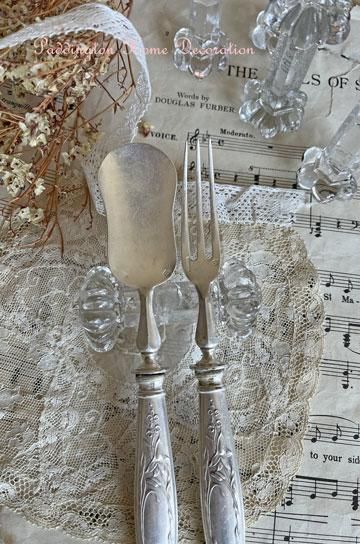 プレスガラスカトラリーレスト5本セット【パディントン】｜ブロカント