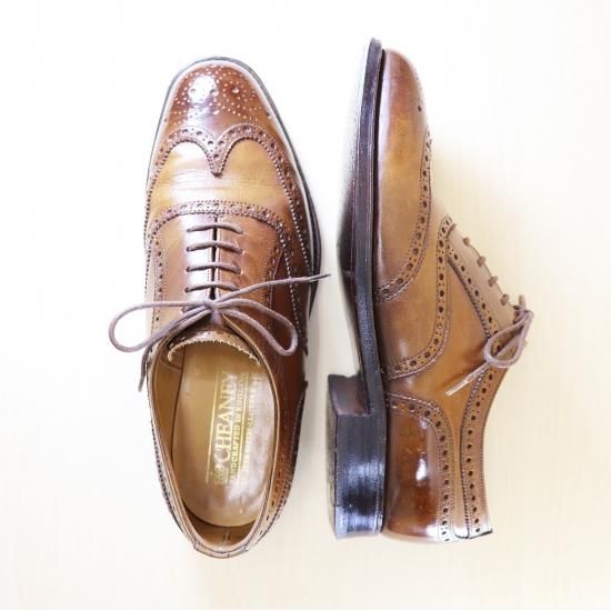美品” CHEANEY（チーニー）Full Brogues Shoes（フルブローグシューズ