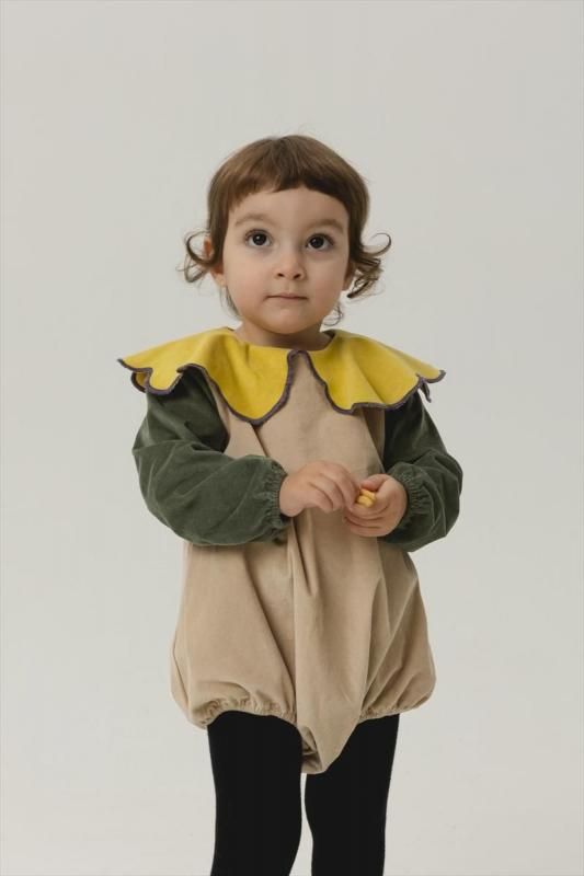 Apolina 2023AW Bonnie Cord ロンパース 1-2Y Apolina 2023AW Bonnie