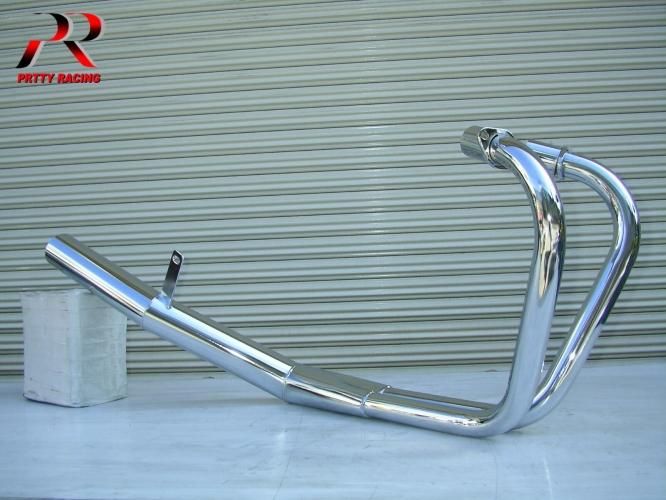 スーパーホーク3 ショート管 メッキ マフラー