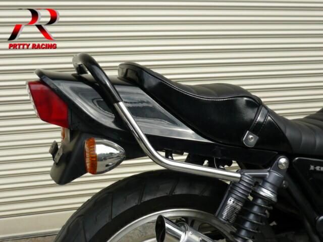 ゼファー400/Χ メッキ極太ゴム巻きタンデムバー