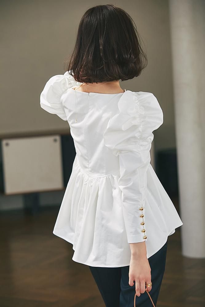 ハートブラウス(ホワイト) - seventen