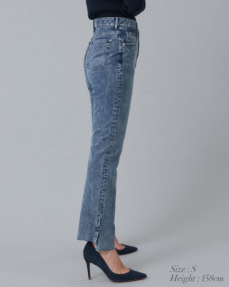 20％off】エクストラハイライズスリムストレートデニム(ヴィンテージ