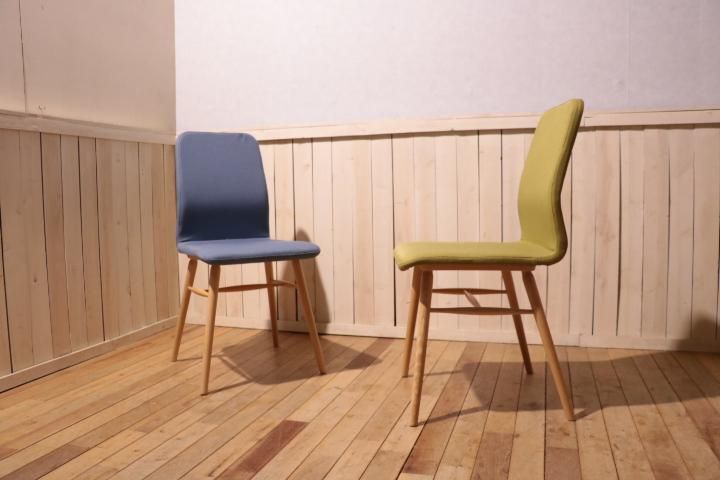 値下げ/unico(ウニコ)のKOTONA(コトナ)ファブリックチェアー2脚セット