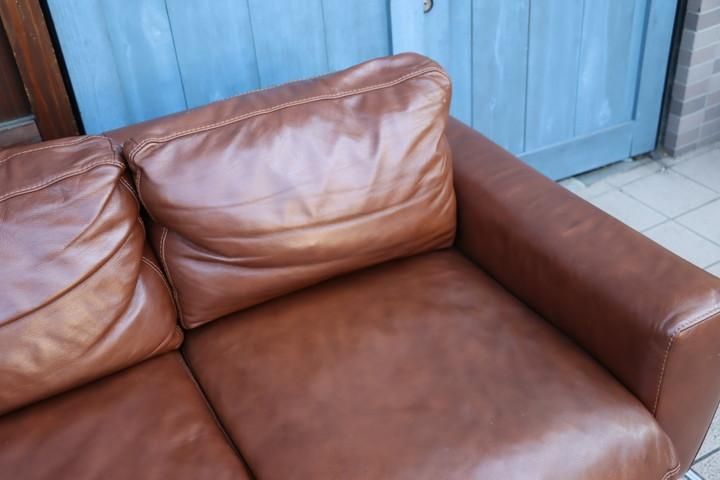 廃盤 unico MOLN 2シーター モルン レザー ソファ 2 シーター/ unico