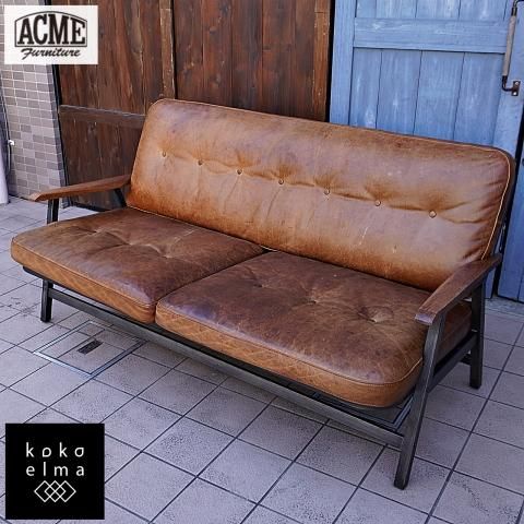 ACME FURNITURE(アクメファニチャー)のエイジング加工したオーク無垢材