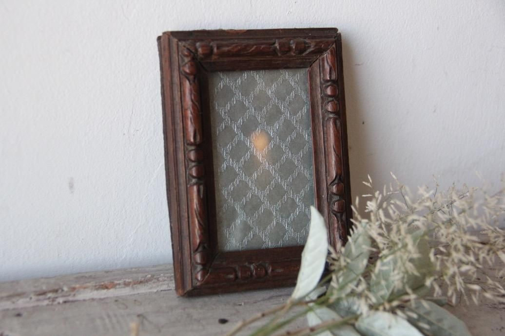 フランスアンティーク 木製の小さなフォトフレーム - L'atelier
