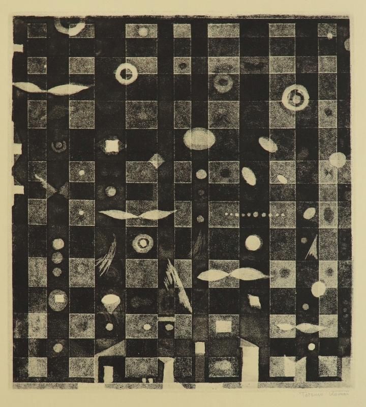 駒井哲郎 銅版画「街」サイン入り ＊額装品 - y art gallery