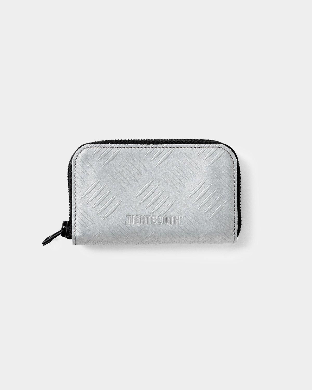 CHECKER PLATE LEATHER ZIP WALLET - TIGHTBOOTH® タイトブース