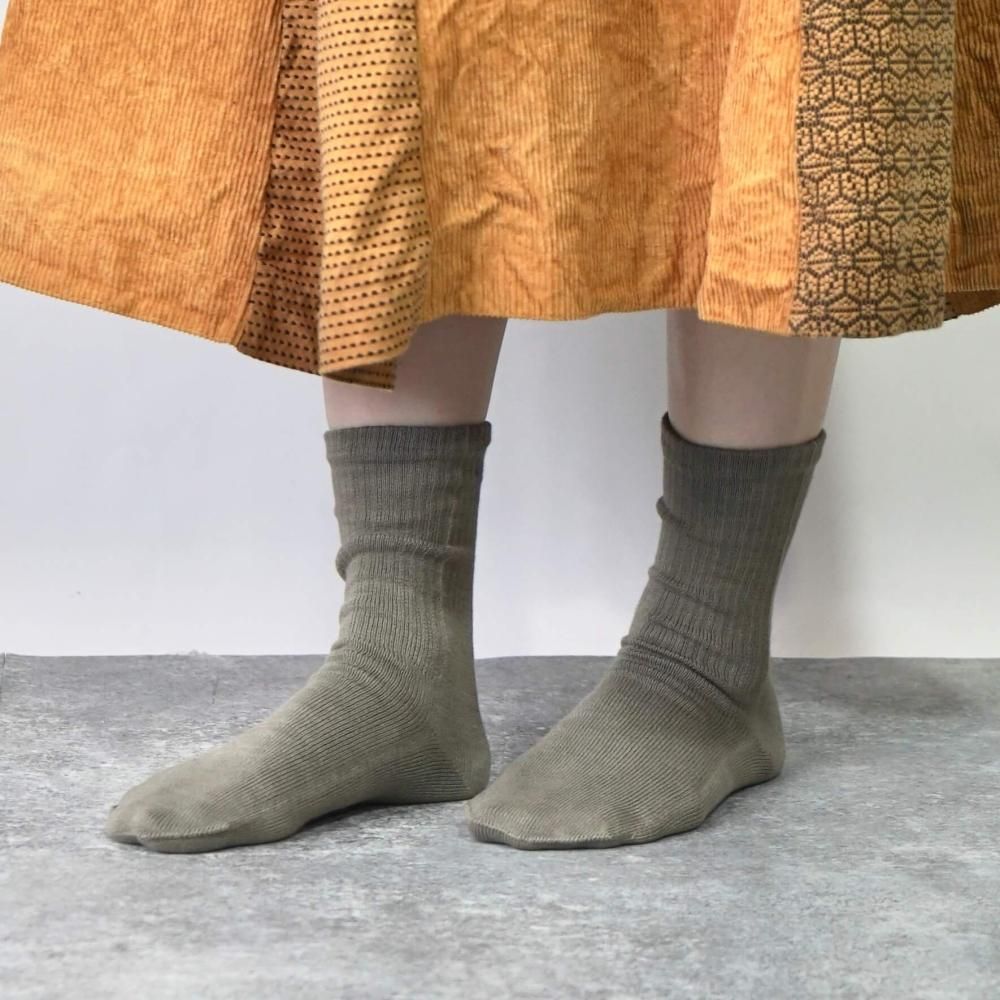コットンナチュラルソックス/6カラー/22-27cm