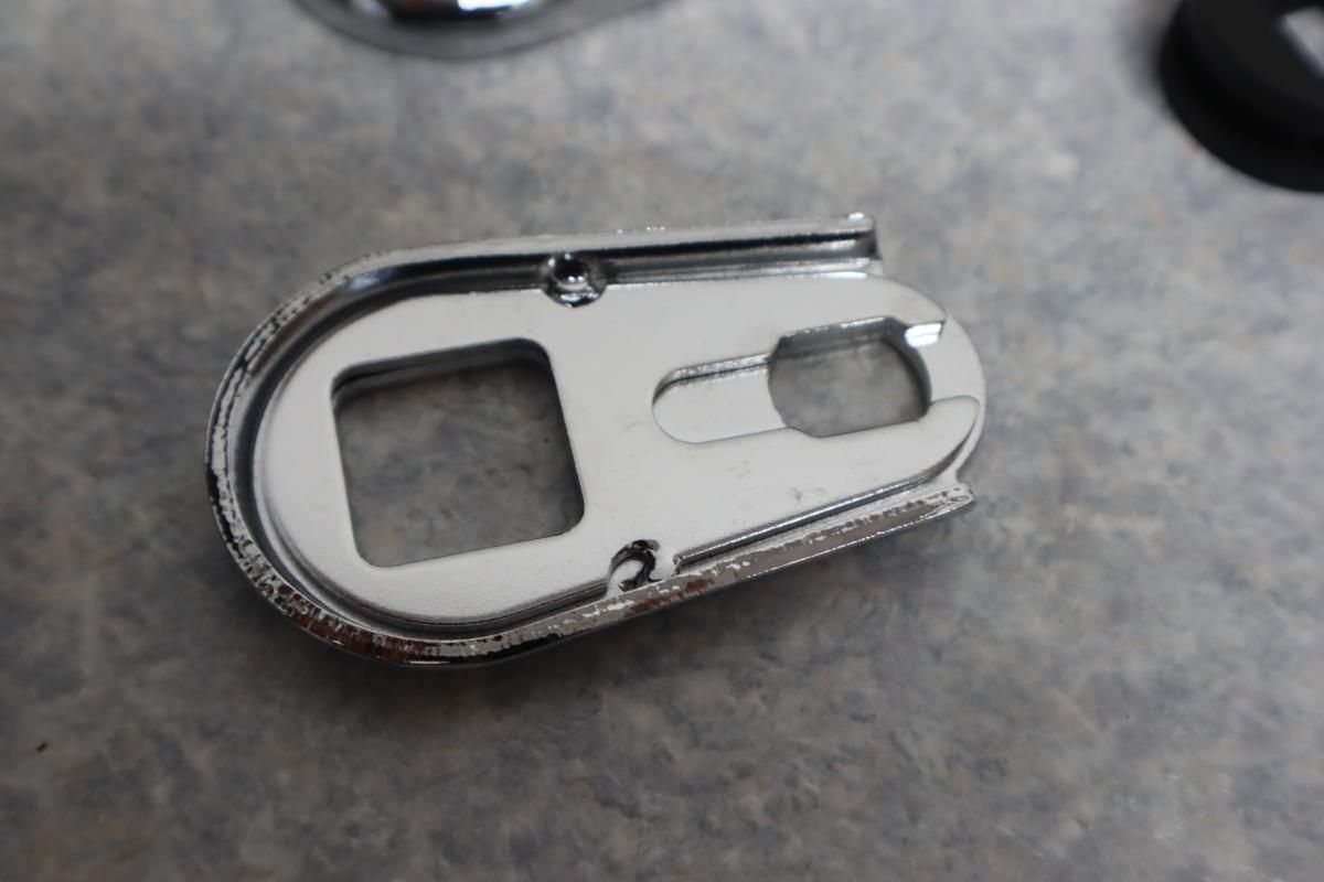 GS400 リプロダクション メッキ リアウインカーブラケット フルセット