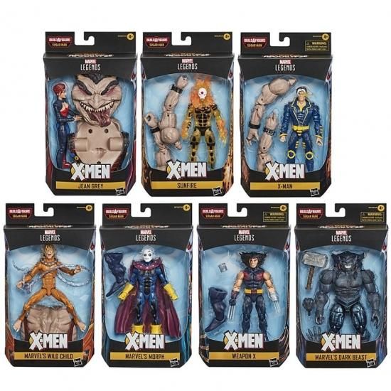 マーベル・レジェンズ X-MEN（シュガーマン BAF） 7種セット - RED MERCURY