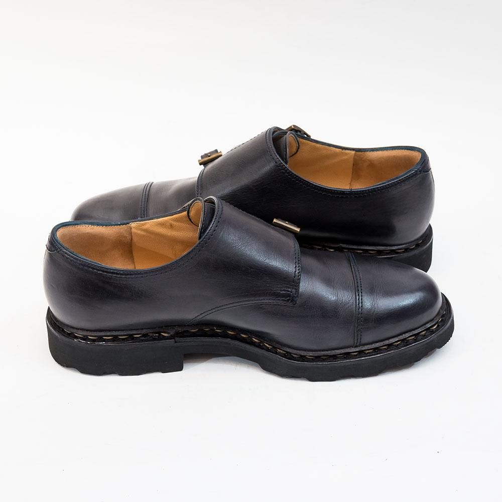 パラブーツ WILLIAM【ウィリアム】 ダブルモンク リスレザー ネイビー