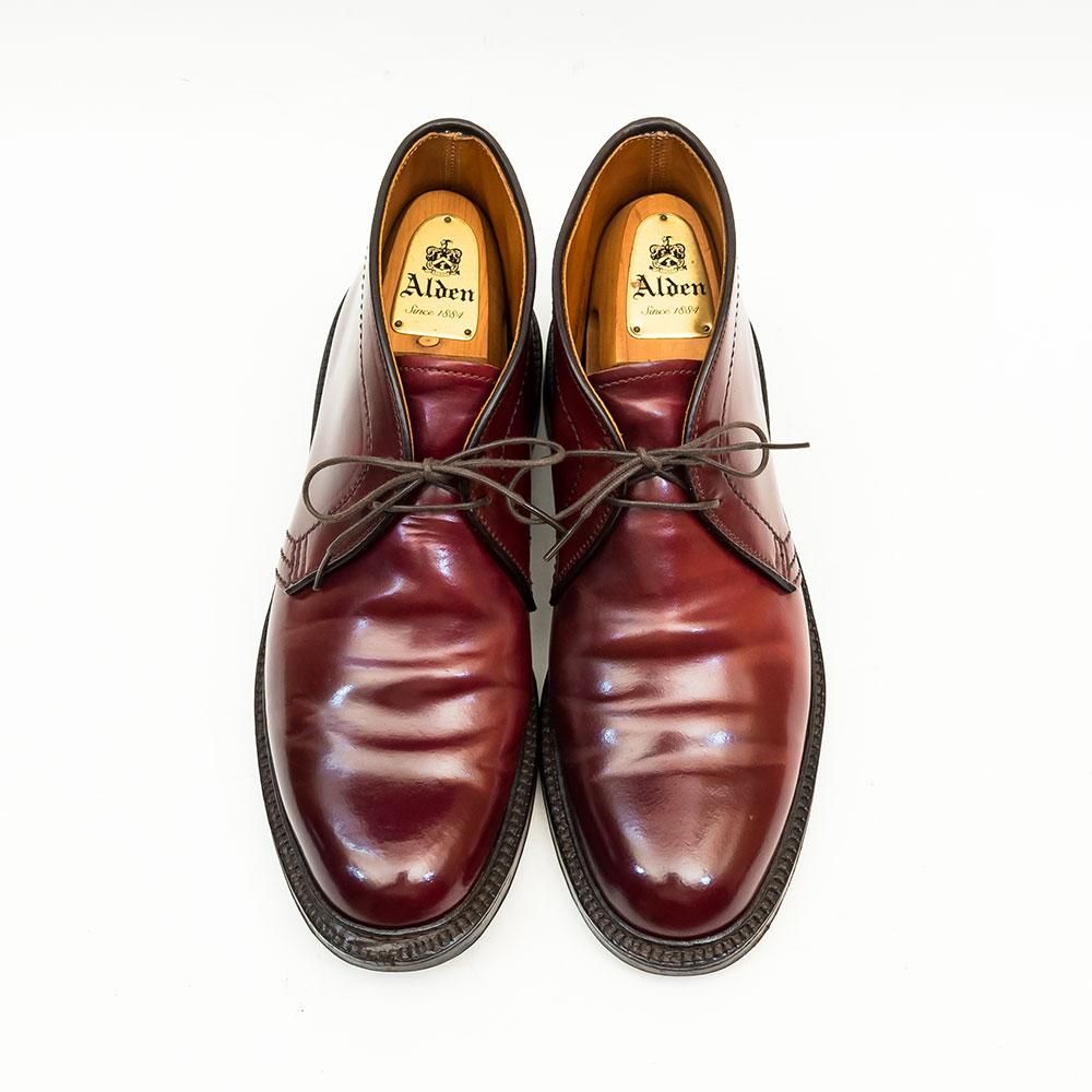 オールデン 1339 チャッカブーツ バーガンディ コードバン サイズ7D