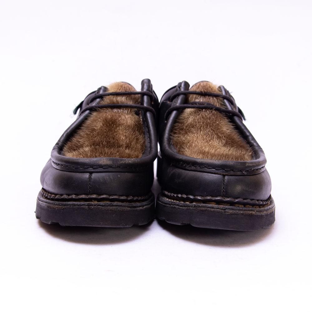 パラブーツ MICHAEL(ミカエル)フォック ブラック リスレザー デカタグ