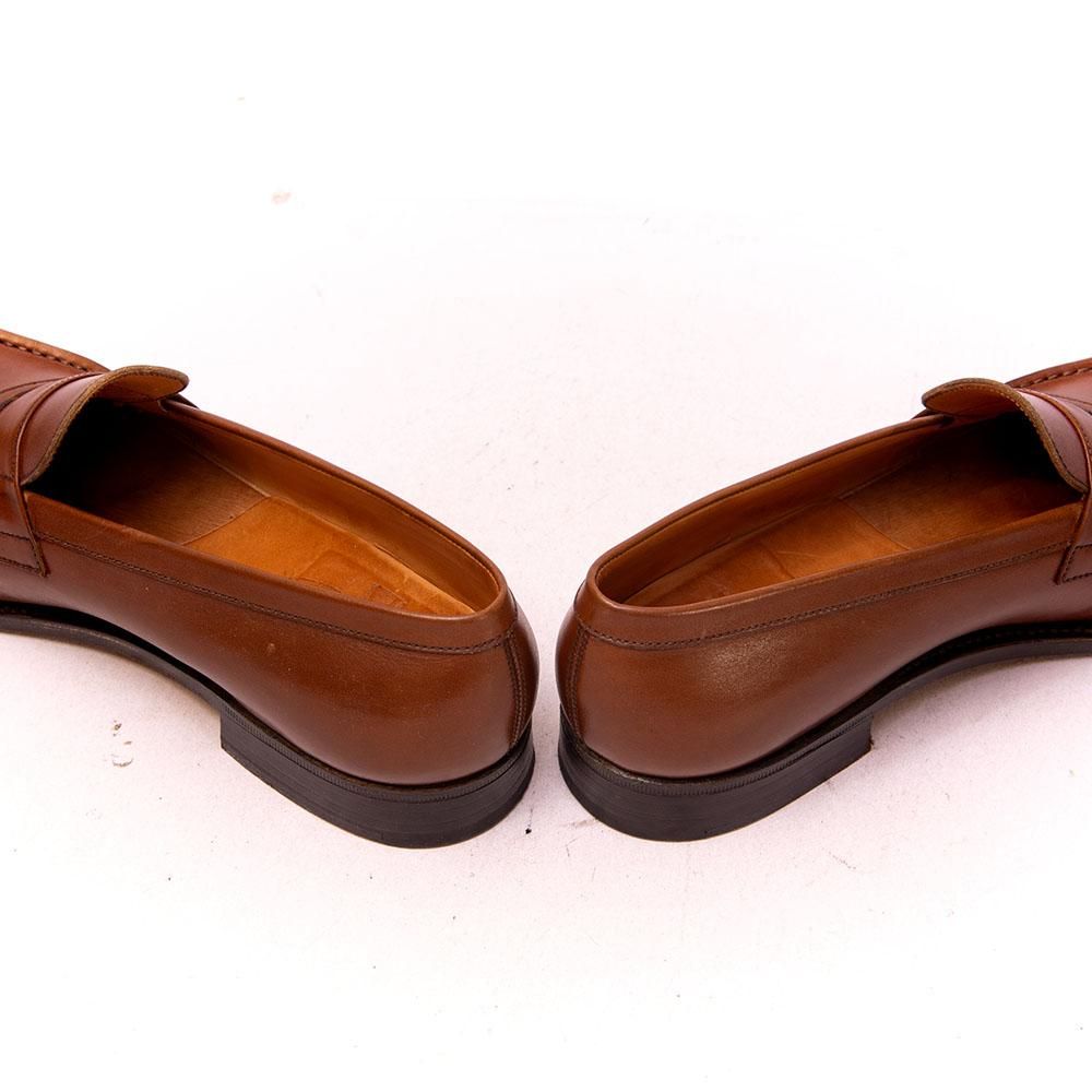 ジェイエムウエストン 180 シグニチャーローファー タン ブラウン 旧