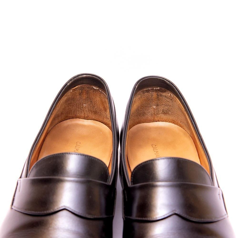 カルマンソロジー A4958 オペラローファー ブラック デュプイ社サドル