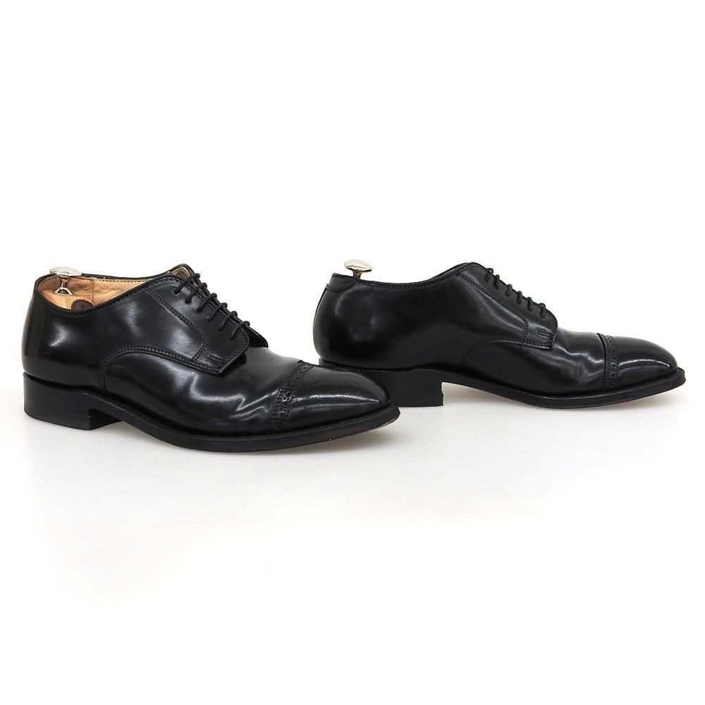 オールデン 56251 パンチドキャップトゥ コードバン ブラック