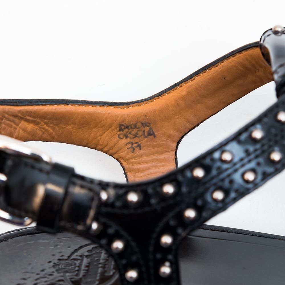 チャーチ キルト スタッズ サンダル サイズ37 レディース - 中古革靴