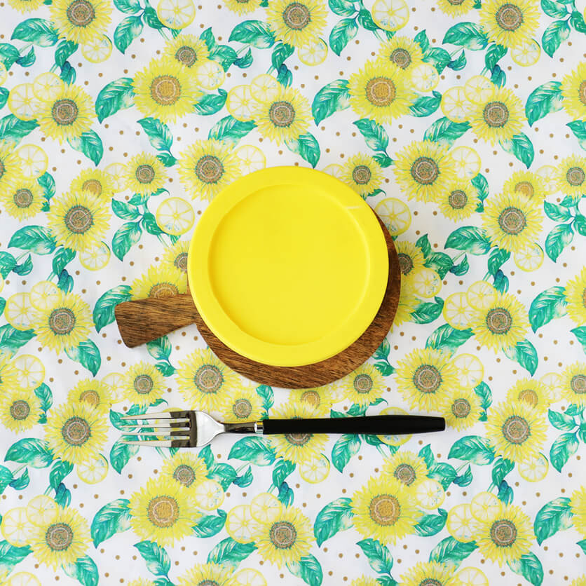 レモン柄の布・生地 | nunocoto fabric