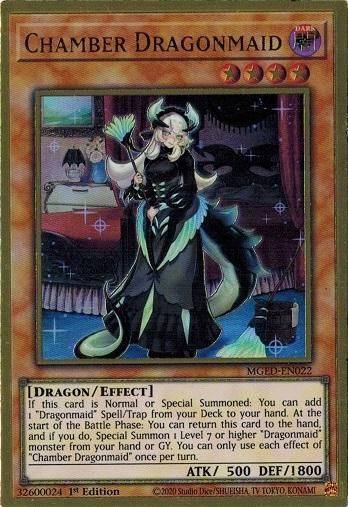 ドラゴンメイド・チェイム/Chamber Dragonmaid【プレミアムゴールド