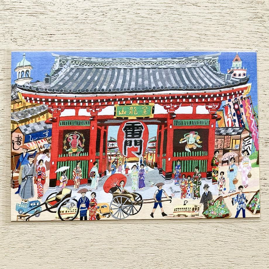 沖野愛 東京はがき 《浅草》