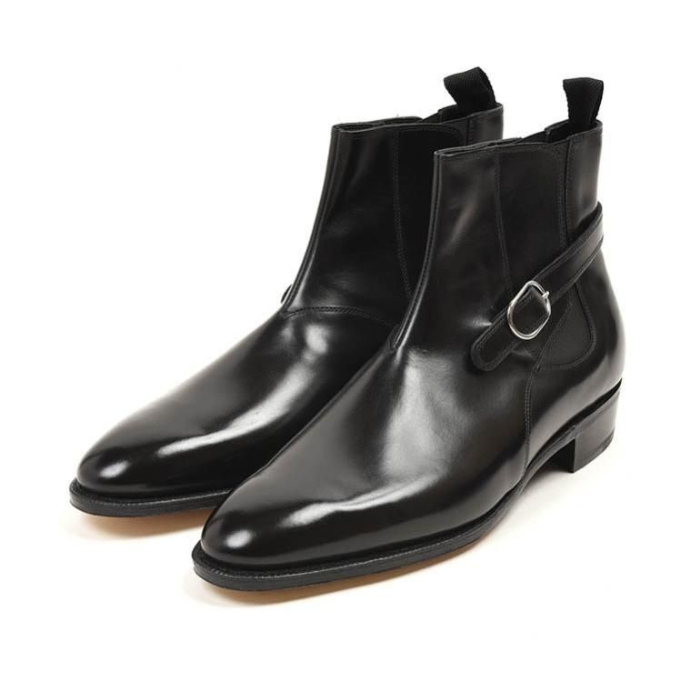 美しく使いやすい】 ジョンロブ MASONS Jodpur Boots ブラック