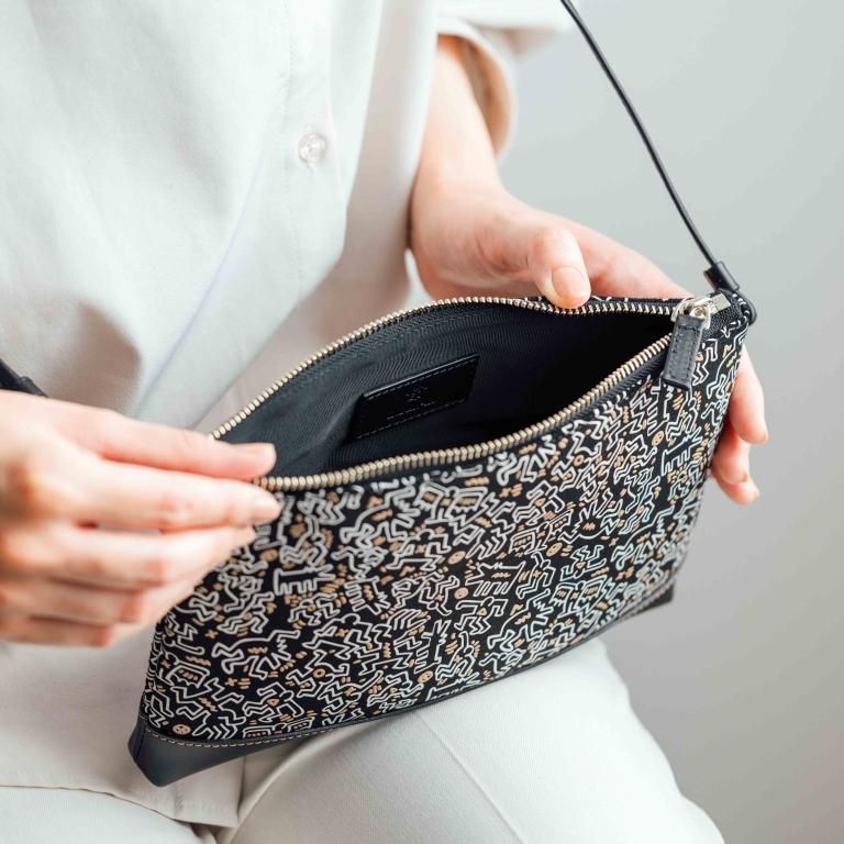 Keith Haring サコッシュ［Black×Keith Haring collection 2023］：印