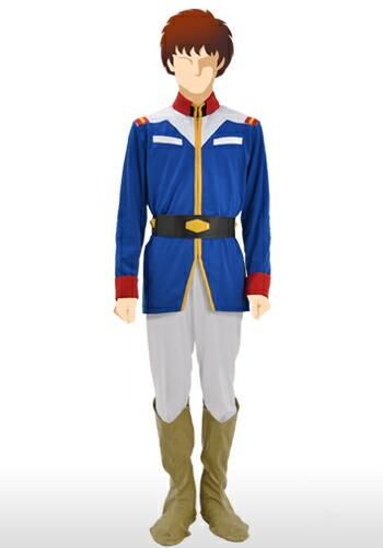 機動戦士ガンダム 地球連邦軍男子制服 ブルーver.Mens-M コスチューム