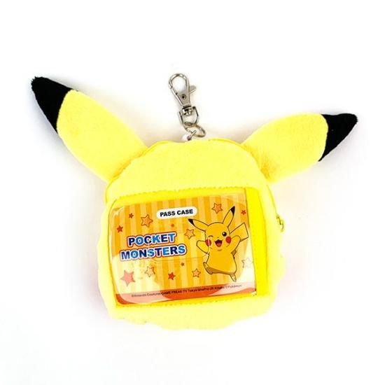 ポケットモンスター フェイスパスケース ピカチュウ 定期入れ ICカード
