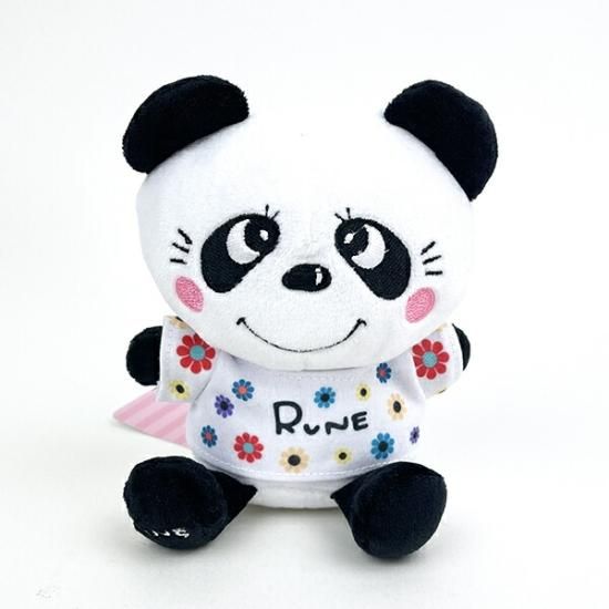 内藤ルネ ぬいぐるみ ルネパンダ M Tシャツ サンフラワーカラフル 人形