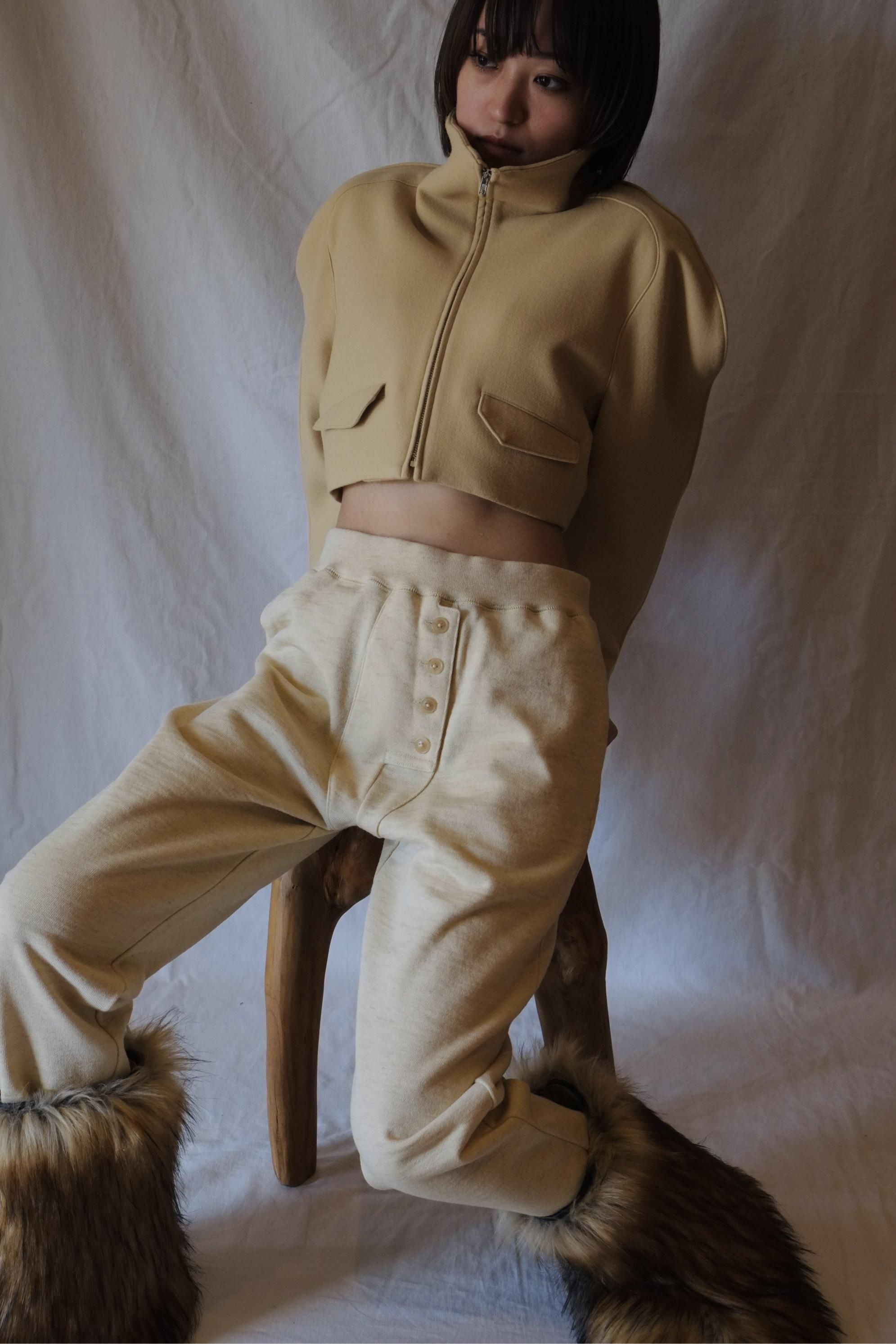 FUMIKA UCHIDA： FAUX FUR BOOTS COVER - COYOTE - ORANN ONLINE SHOP