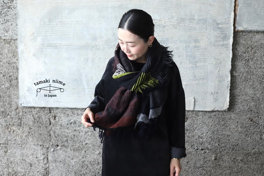tamaki niime（タマキ ニイメ）玉木新雌 JQ shawl MIDDLE 08