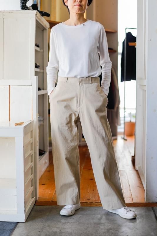 YAECA レディス チノ ストレート - SUSCON + RUSTIC HOUSE ONLINESTORE