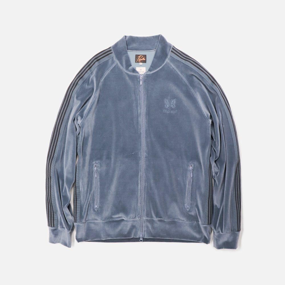 Needles（ニードルズ）〉 別注 RC Velour Track Jacket - Charcoal