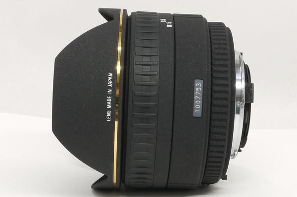 シグマ 15mm F2.8 D EX FISHEYE 180°(ニコン用) 極上美品 - 日進堂