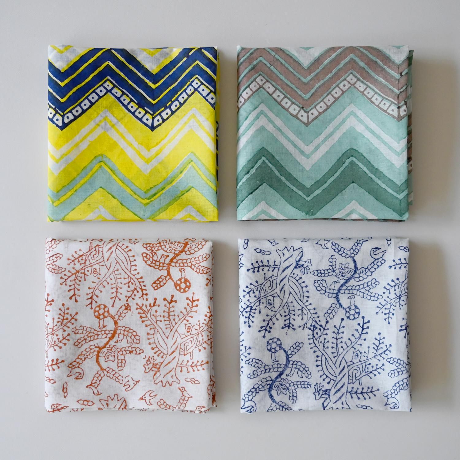 ブロックPハンカチ - 【シサム工房 公式OnlineStore】FAIR TRADE LIFE