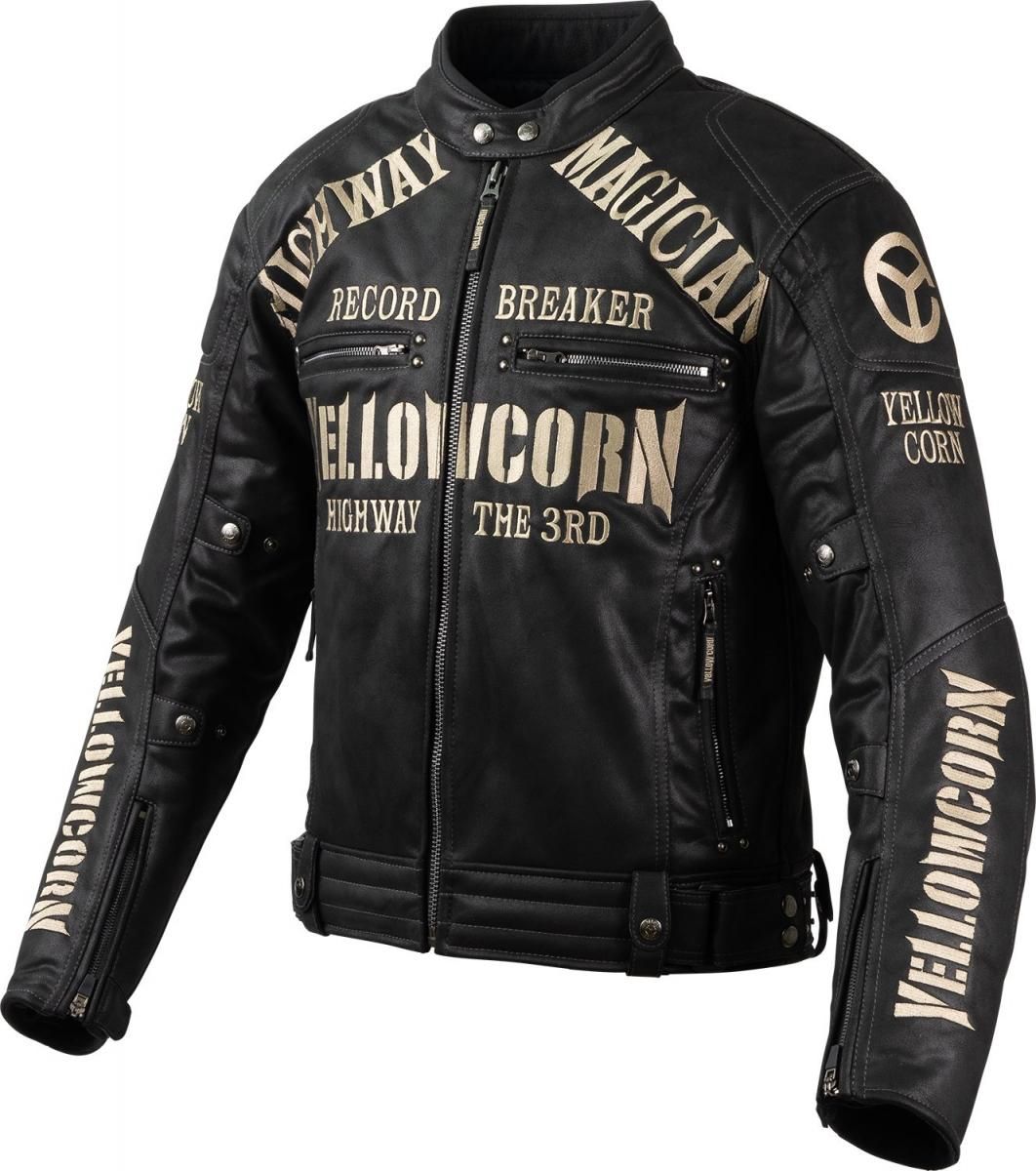 YB4305 WINTER JACKET 【BLACK/GOLD】 - YELLOW CORN Official web shop