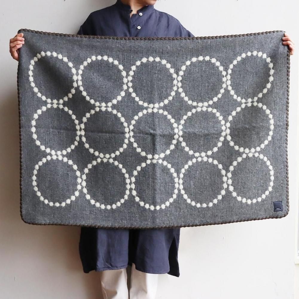 ミナペルホネン ウールブランケット tambourine/72.5×105cm｜三島家具